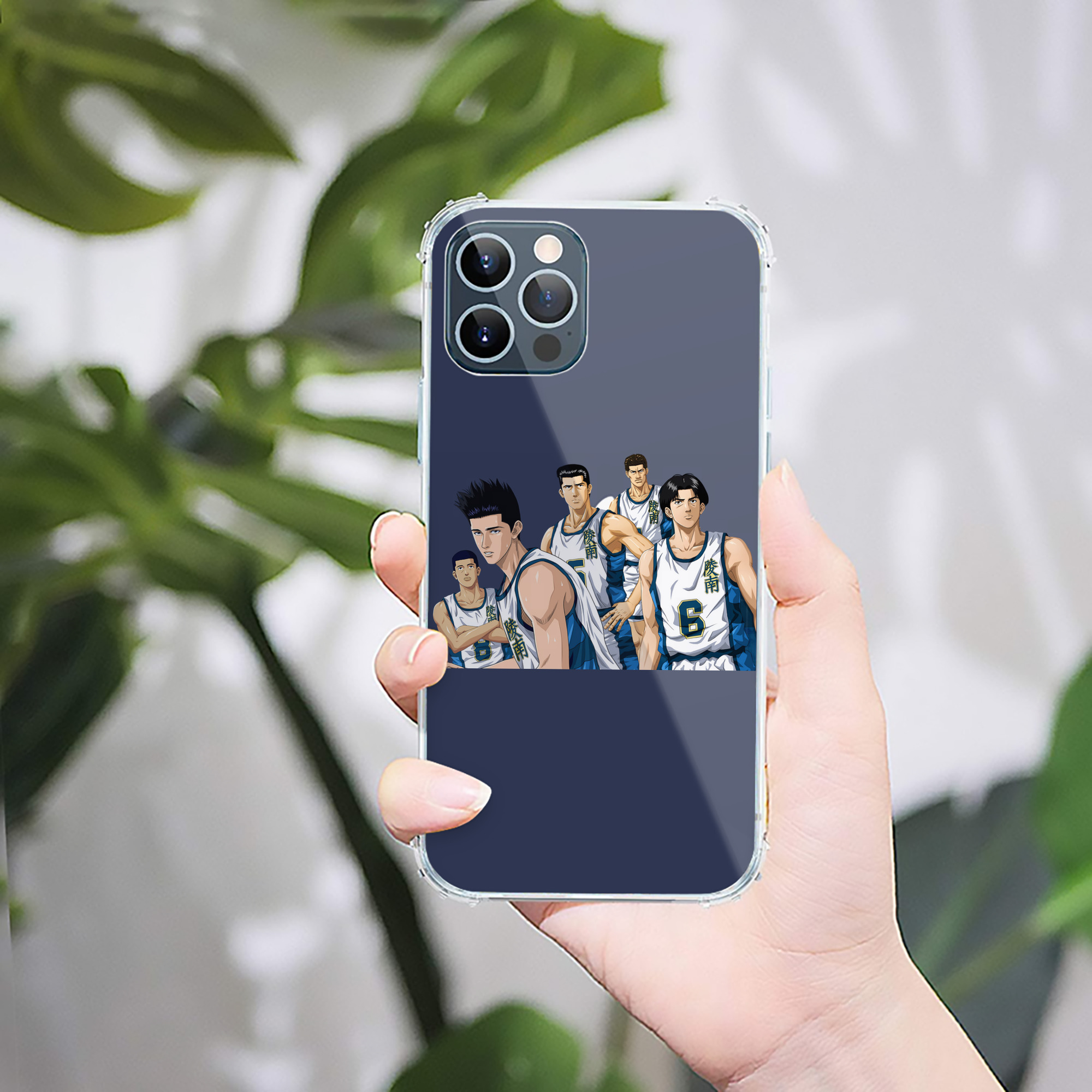 （画像用） SLAM DUNK／スラムダンク 【iPhone 12シリーズ対応】透明スマホケース（クリアソフトケース）
